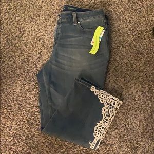 NEW! with Tags: INC Cropped Jeans